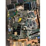 Skid Consisting of Assorted Circuit Boards, Bobst Registron Panels, H&B Modules