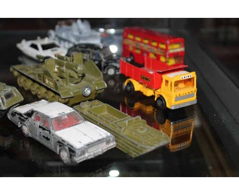LOT OF VINTAGE TOY VEHICLESto include Dinky ,Corgi etc