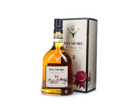 DALMORE 12 YEARS OLD Single Malt Scotch Whisky 70cl, 40% volume, in carton.