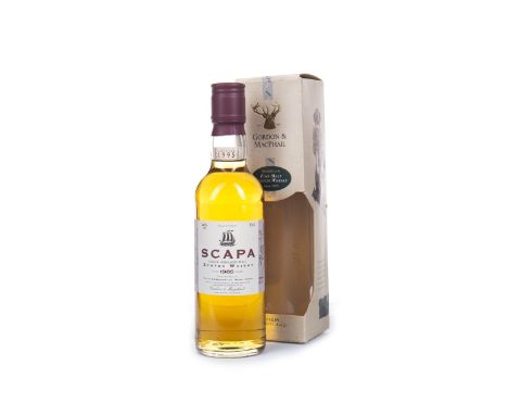 SCAPA 1985 - 35CL Single Malt Scotch Whisky Bottled 1995. 35cl, 40% volume, in carton.