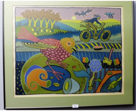Charles Williamson Bird Limited edition print No 1/17 70 x 60cm