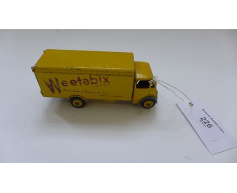 A vintage Dinky Weetabix delivery truck, 14cm