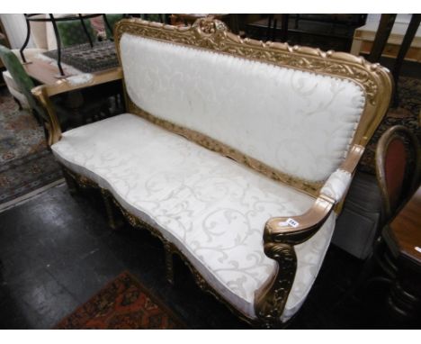 A GILT SOFA