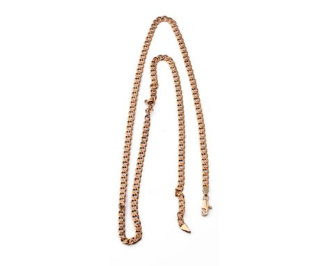9ct gold chain, 15.6 grams, 63cm long.  