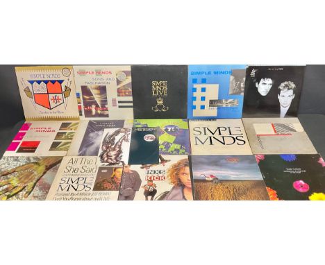 Vinyl Records LP's and 12” Singles Including Simple Minds – Sparkle in the Rain – V2300 (Limited edition white vinyl); Sons a