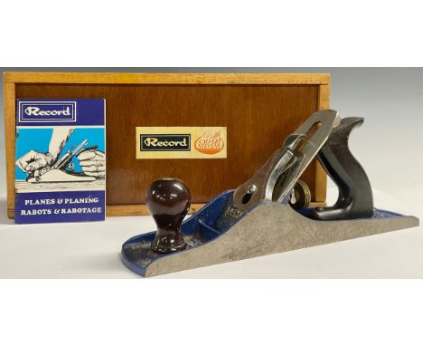 Hand Tools - carpentry, a Record Calvert Stevens Marples Jack Plane, No. 05, tungsten blade, Sheffield England, boxed, the bo