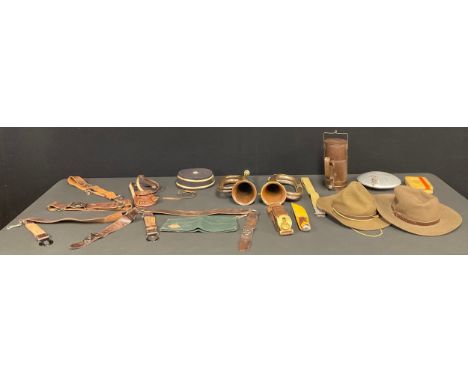 Scouting and Boys Brigade - a copper and brass bugle, inscribed Bonsall Scouts; a Church Lads Brigade copper and brass bugle,