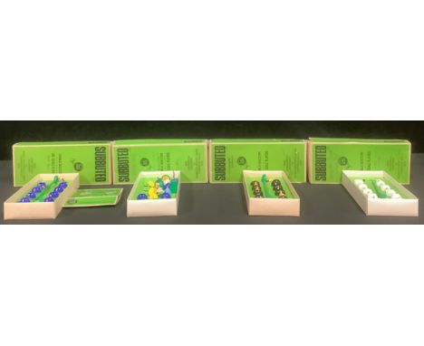 Subbuteo - a football teams, assorted, four boxes, some loose