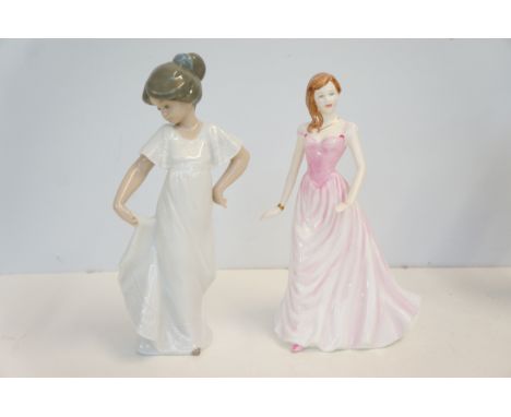 Royal Doulton classics together with a Nao figure