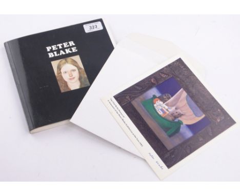 Peter Blake,Tate Gallery exhibition brochure, together with a signed print The Owl & The Pussy Cat 1983, together with Les Co