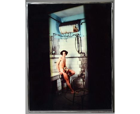 Matt Collishaw, (b.1966), (Ideal Boys) Roberto part 1, 1997, duratrans light box, metal frame, 61.5cm x 47.5cm x 9cm. ARR 