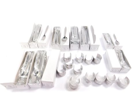 A Terence Conran For Concorde Abco stainless steel cutlery set, 24 place settings, comprising knife, fork, dessert spoon and 