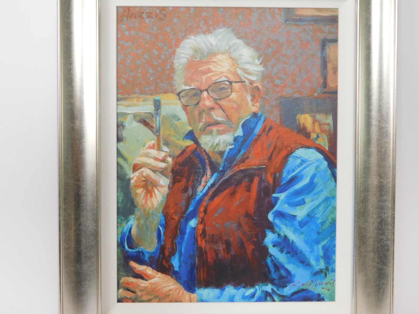 Rolf Harris. (Australian b.1930). Self portrait A Life in Art