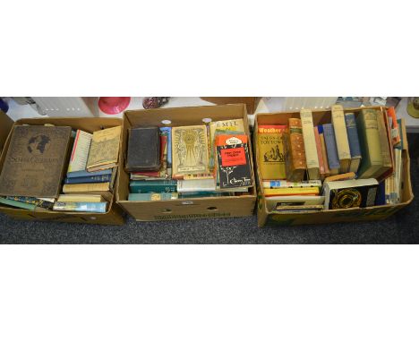 Books - Sir Walter Scott, Poetical Works 3/4 calf bound; John Seymour  The Companion Guide to East Anglia; Rudyard Kipling, T