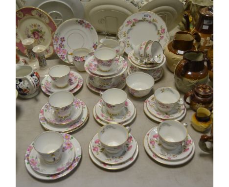 Teawares - an Abbeydale part tea service; a Pheonix china part tea service 