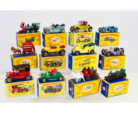 Matchbox - Yesteryear - A collection of early models including GWR Duke Of Connaught # Y-14, Bugatti T35 # Y-6 and similar. T