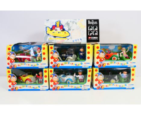 Corgi - Beatles - Noddy - 7 boxed diecast models comprising 6 x Noddy in Toyland #69001, #69002, #69003, #69004, #69005, #690