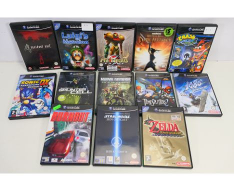 Nintendo - A collection of 13 boxed Nintendo Gamecube games. Lot includes Luigi's Mansion; Resident Evil 4; The Legend of Zel