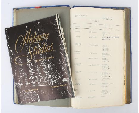 The Big Birthday (1959) - Original Bound Annotated Draft Film Script, as used by producer, Alec. C. Snowden,1958, released as