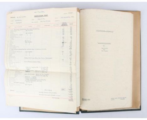 Confession (1955) - Original Bound Release Film Script, as used by producer, Alec. C. Snowden, Merton Park Studios, 1955, 61p