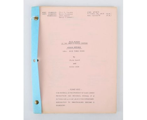 Buck Rogers in the 25th Century Original TV Series Script.- Ardala Returns' (aka: Buck Times Four' (1979) written by Chris Bu