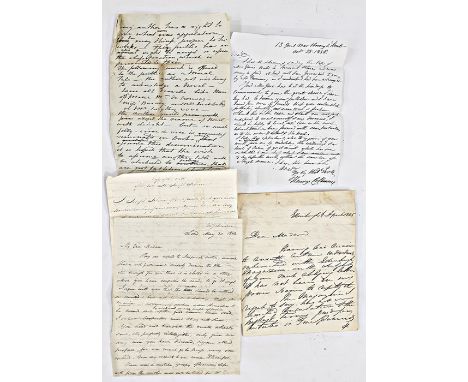 Copy of the Will of the late Mr Joseph Johnston,&nbsp;publisher previous to R. Hunter in Baldwin &amp; Craddock, a letter to 