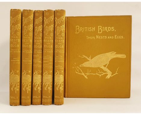 Butler, Arthur G and Frohawk, F W (ills) "British Birds with their Nests and Eggs in Six Volumes", Brumby & Clark Limited, nu