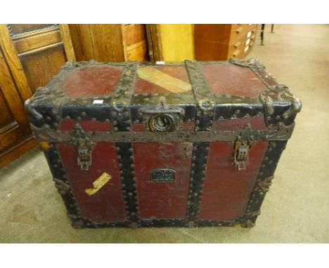 An American H.C. Faber steamer trunk