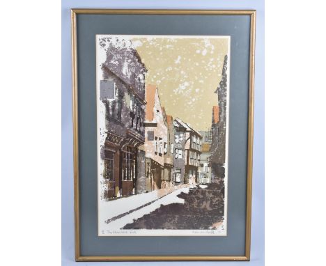A Framed Limited Edition Print, The Shambles York, After Norman Wade, No. 22/60, 34x53cm 