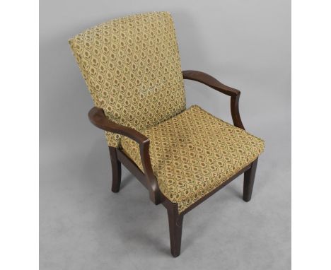 A Vintage Tapestry Upholstered Armchair 