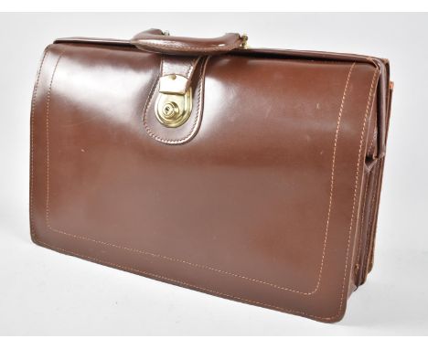 A New and Unused Leather Briefcase, 46cm wide 