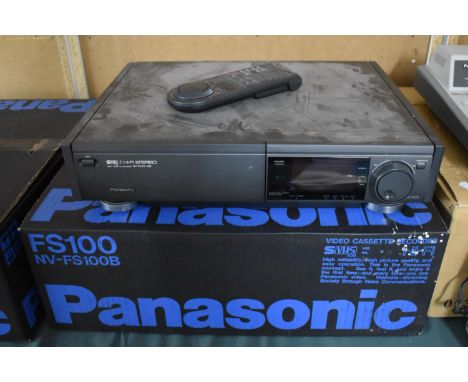 A Panasonic NV-FS100HQ Hifi Stereo Video Cassette Recorder