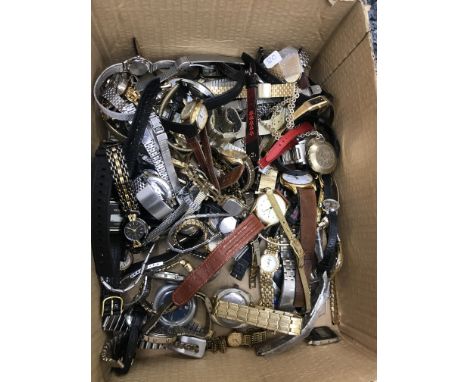 A quantity of dress watches to inc ladies and gentlemens': Timex, Lorus, Avia etc