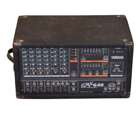 Yamaha Powered Mixer Model EMX640 200 watt, 6 channel