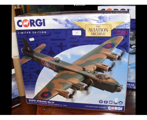 A Corgi Aviation Archive die cast model vehicle of Short Sterling MK.IIICONDITION REPORTvery good condition