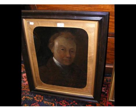 SAMUEL TAYLOR - a portrait of gentleman - 43cm x 34cm with inscription to the reverse