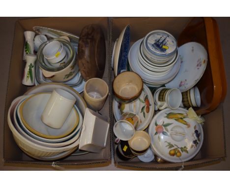 Oven-to-table ware, to include: Denby soup bowls; Easimix bowls by T.G. Green; royal Worcester Evesham tureens; ramekins; mix