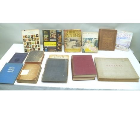 A COLLECTION OF ART BOOKS including; Peter Bruegel (the elder) 1525-1569, "Bruegel's Gemalde" by Gustav Gluck, published 1932