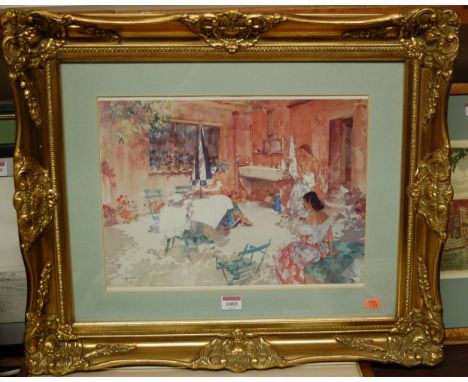 William Russell Flint - reproduction framed lithograph