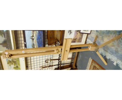 Large Windsor & Newton wooden artists easel 