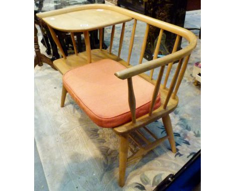 Ercol style telephone table seat 