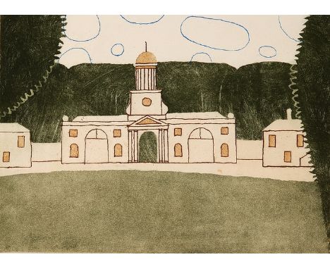 JULIAN TREVELYAN (1910-1988)
Wallingston Clock Tower
Signed, coloured etching 30/52, 35cm x 47cm CONDITION REPORT: Coll. No. 