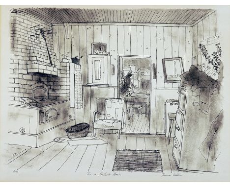 FRANCIS WALKER
In a Hailuoto House
Signed, lithograph No 10/30, 49cm x 57cm CONDITION REPORT: Coll No 0008
