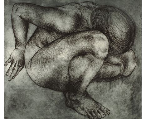 PHYLLIS McGIBBON
Blue Nude
Unsigned, etching, 59cm x 70cm CONDITION REPORT: Good condition
Coll. No. 0624
