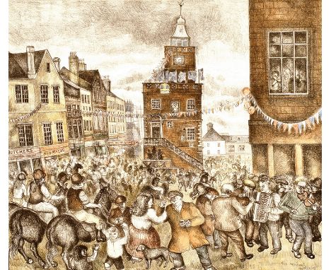 MICHAEL MCVEIGH
Dumfries
Signed, lithograph 6/18, 36cm x 43cm CONDITION REPORT: Good condition
Coll. No. 0447
