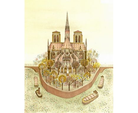 CHRISTINE CHAGNOUX
Notre Dame
Signed, lithograph 27/125, 38cm x 30cm CONDITION REPORT: Coll. No. 0032