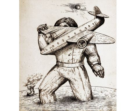 DAVID HOSIE
The Plane
Signed etching 25/30, 37cm x 33cm CONDITION REPORT: Coll No. 0151