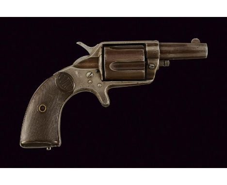 dating: 1880 - 1886 provenance: USA, Round, rifled barrel with foresight, featuring the company's marking on two lines. Six-s