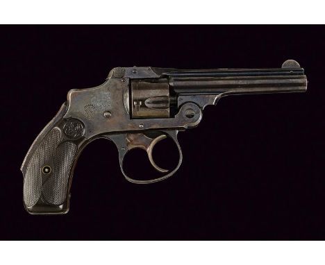 dating: 1889 provenance: USA, Rifled, round barrel, rib with address and patents until 1885, laterally marked '32 S&amp;W CTG
