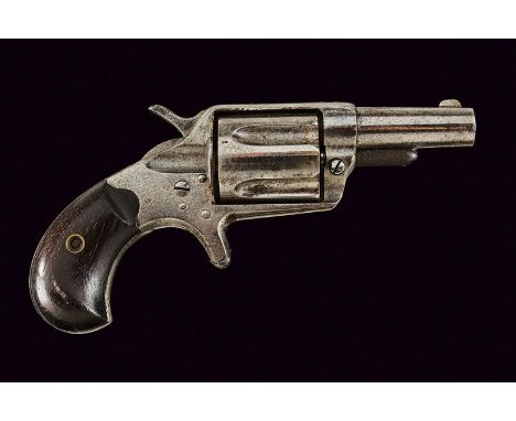 dating: 1874 - 1876 provenance: USA, Round, rifled barrel, marked with address and provided with foresight. Six-shot cylinder